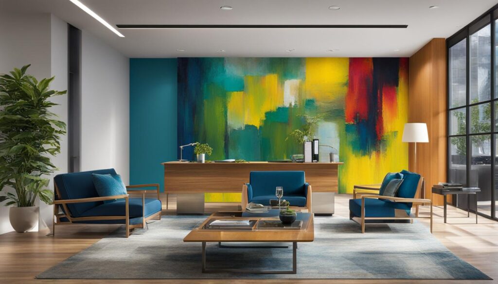 modern office painting styles